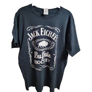 (Jack Daniel's whiskey) Jack Eichel's Buffalo Hockey with a Buffalo Sabres logo